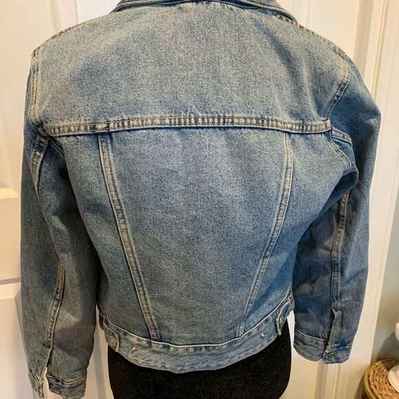 ZARA Jean Jacket Womens Sz Small - Picture 6 of 10